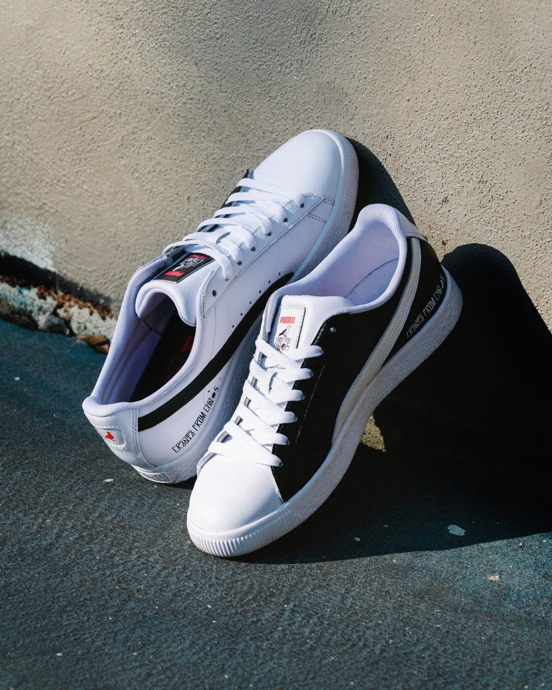 5/4 発売！PUMA × Jeff Staple × FOOT LOCKER CLYDE “White/Black” (プーマ クライド ステイプル フットロッカー) [932435-01]