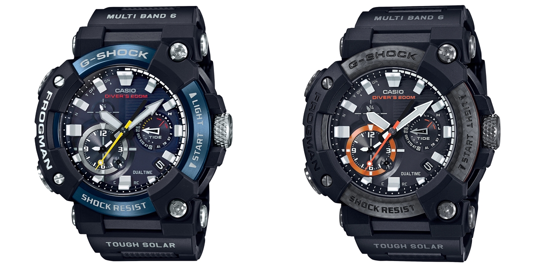 5月 発売！G-SHOCKから“FROGMAN”のアナログ仕様GWF-A1000の、カーボンコンポジットバンドモデル “GWF-A1000XC-1AJF/GWF-A1000C-1AJF” (ジーショック Gショック)