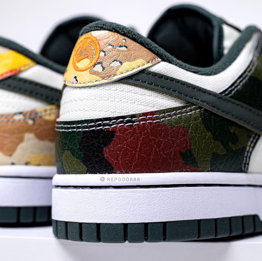 【国内 7/16、7/30 発売】ナイキ ダンク ロー SE “マルチカモ/セイル” (NIKE DUNK LOW SE “Multi Camo/Sail”) [DH0957-100]