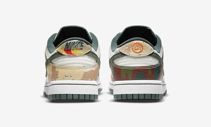 【国内 7/16、7/30 発売】ナイキ ダンク ロー SE “マルチカモ/セイル” (NIKE DUNK LOW SE “Multi Camo/Sail”) [DH0957-100]