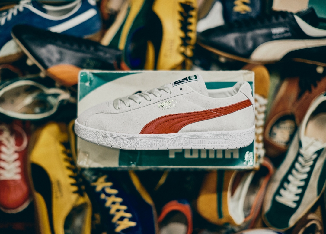 【5/1 発売】PUMA DELPHIN PREMIUM “White/American Beauty” (プーマ デルフィン プレミアム “ホワイト/アメリカンビューティ”) [374981-05]