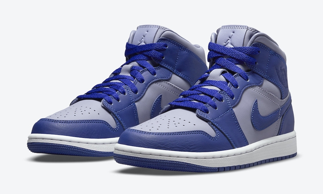 【国内 8/30 発売】ナイキ ウィメンズ エア ジョーダン 1 ミッド “グレー/ブルー” (NIKE WMNS AIR JORDAN 1 MID “Grey/Blue”) [DH7821-500]