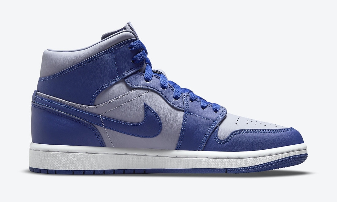 【国内 8/30 発売】ナイキ ウィメンズ エア ジョーダン 1 ミッド “グレー/ブルー” (NIKE WMNS AIR JORDAN 1 MID “Grey/Blue”) [DH7821-500]