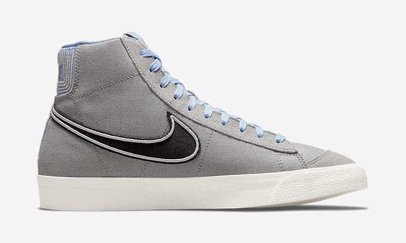 【国内 6/3 発売】ナイキ ブレーザー ミッド 77 “グレー/ブラック/ブルー” (NIKE BLAZER MID “Grey/Black/Blue”) [DJ4648-073]