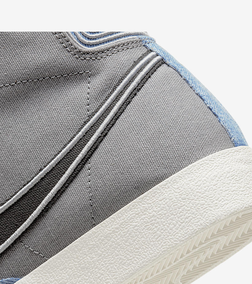 【国内 6/3 発売】ナイキ ブレーザー ミッド 77 “グレー/ブラック/ブルー” (NIKE BLAZER MID “Grey/Black/Blue”) [DJ4648-073]