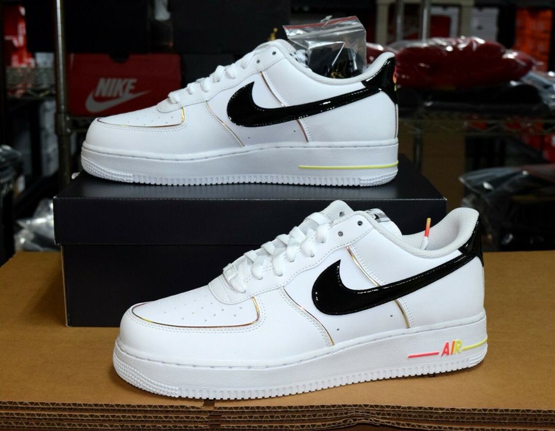 5/18 発売！ナイキ エア フォース 1 07 ロー “ホワイト/ブラック/ブライトクリムゾン” (NIKE AIR FORCE 1 07 LOW “White/Black/Bright Crimson”) [DJ5523-100]