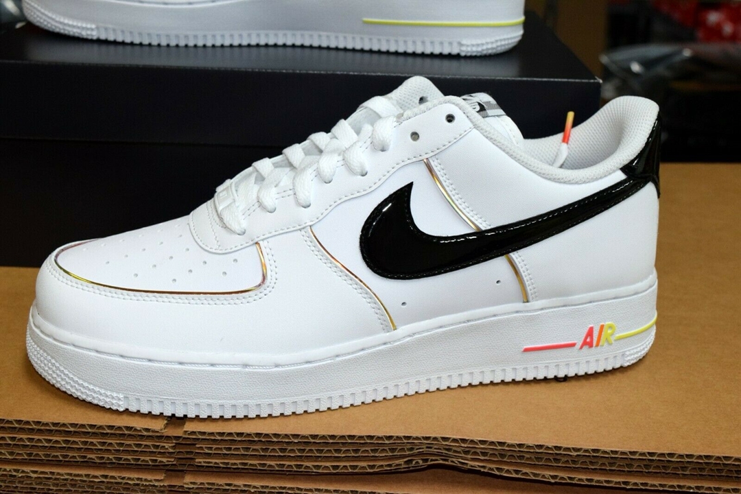 5/18 発売！ナイキ エア フォース 1 07 ロー “ホワイト/ブラック/ブライトクリムゾン” (NIKE AIR FORCE 1 07 LOW “White/Black/Bright Crimson”) [DJ5523-100]