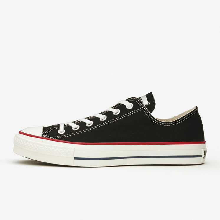 5月 発売！「MADE IN JAPAN」のレッドとネイビーのラインを差したカラーアレンジモデル CONVERSE CANVAS ALL STAR J OX/HI (コンバース キャンバス オールスター)