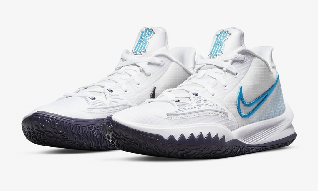 5/11 発売！ナイキ カイリー 4 ロー EP “ホワイト/ダークレーズン/レーザーブルー” (NIKE KYRIE 4 LOW EP “White/Dark Raisin/Laser Blue”) [CZ0105-100]