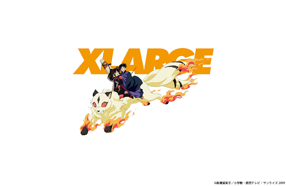 5/15 発売！XLARGE × 犬夜叉/半妖の夜叉姫 コラボレーション (エクストララージ)