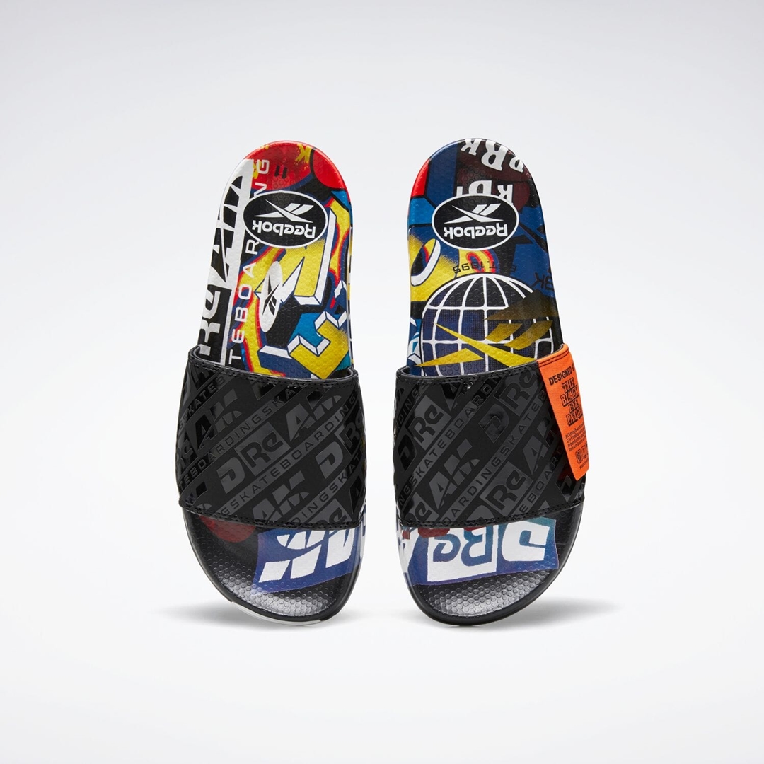 【5/12 発売】Black Eye Patch × REEBOK SLIDES 2カラー (ブラック アイ パッチ リーボック スライド) [G55625,G55760]