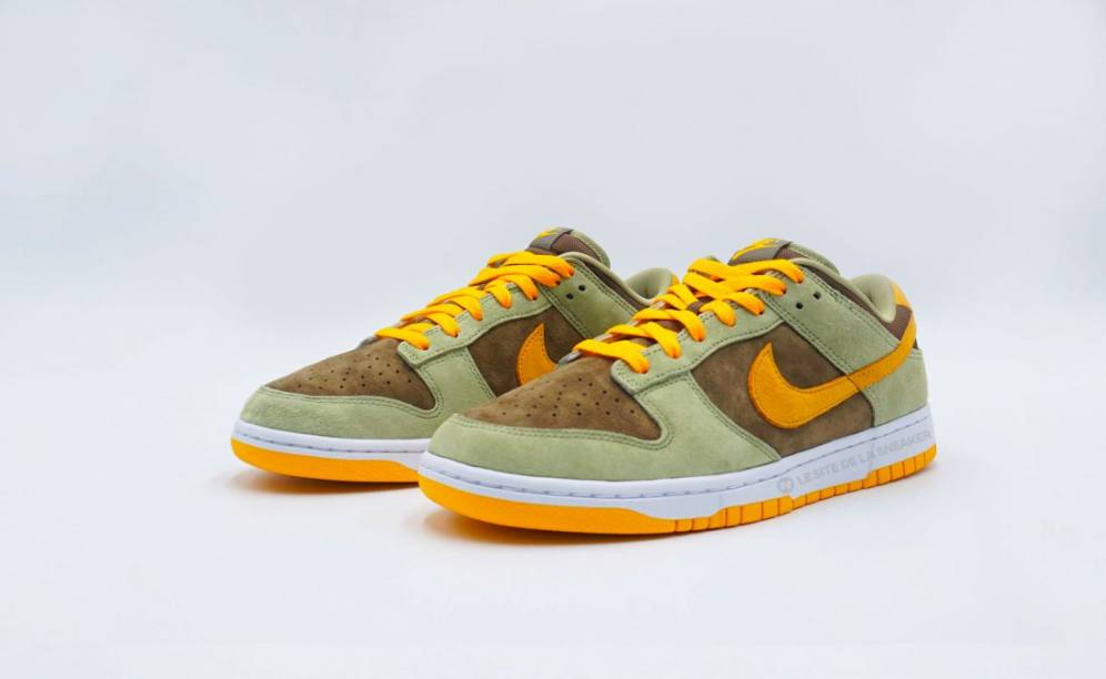 【国内 5/23 発売】ナイキ ダンク ロー “オリーブ/ゴールド” (NIKE DUNK LOW “Olive/Gold”) [DH5360-300]