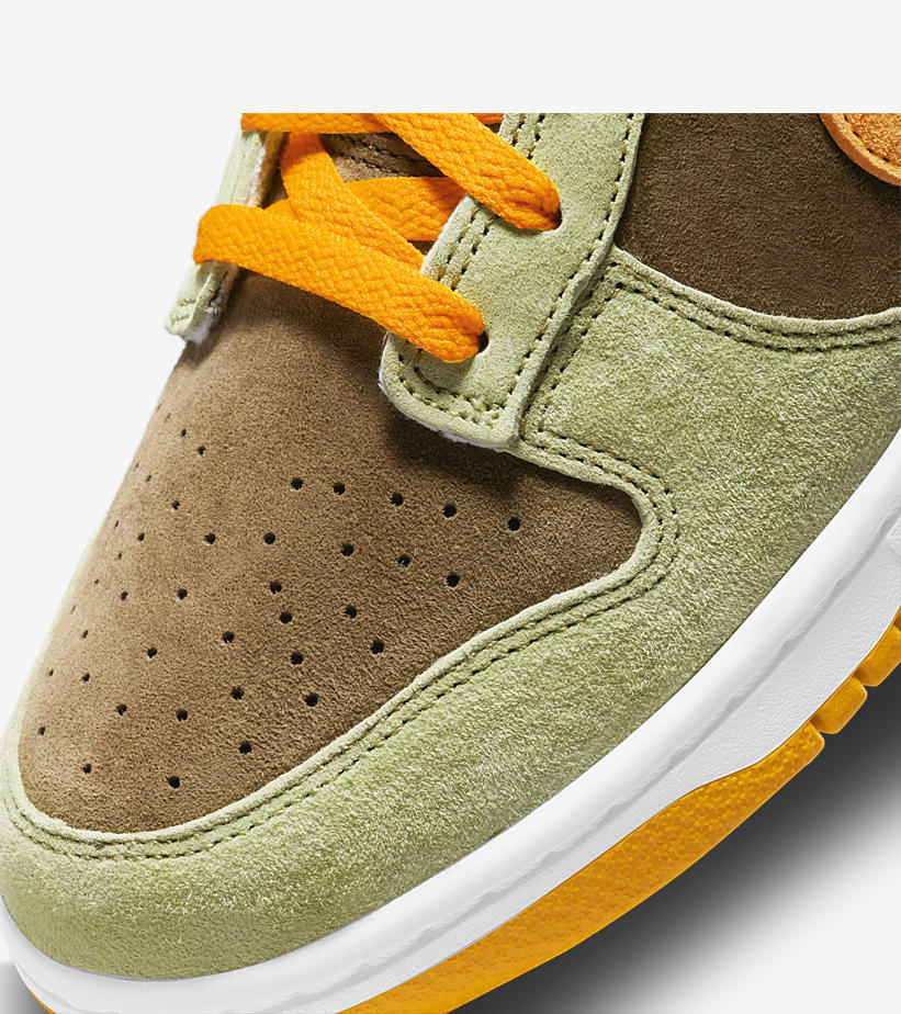 【国内 5/23 発売】ナイキ ダンク ロー “オリーブ/ゴールド” (NIKE DUNK LOW “Olive/Gold”) [DH5360-300]