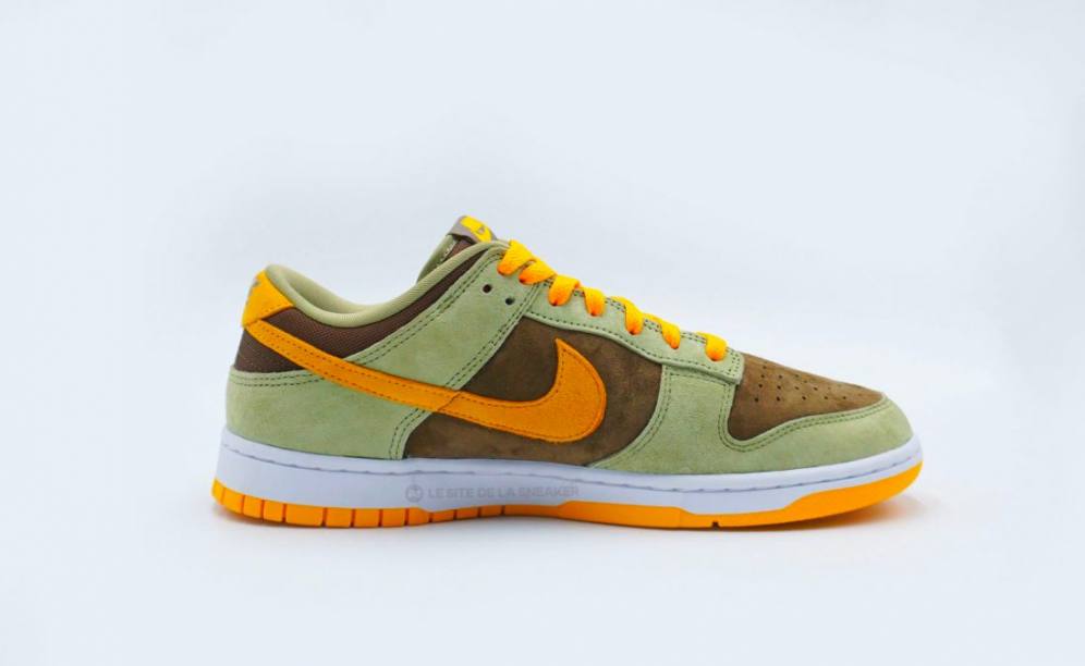 【国内 5/23 発売】ナイキ ダンク ロー “オリーブ/ゴールド” (NIKE DUNK LOW “Olive/Gold”) [DH5360-300]