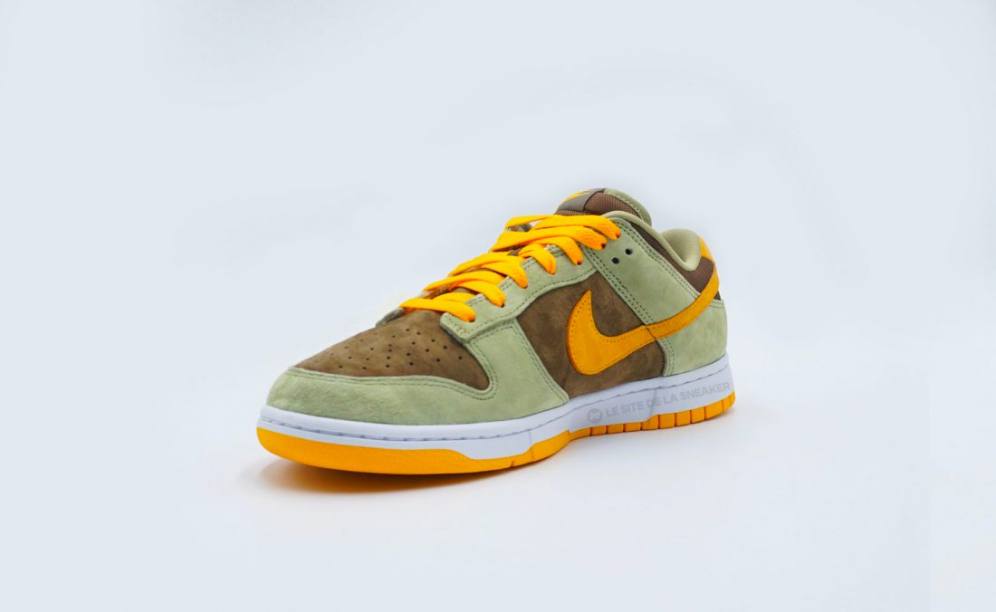 【国内 5/23 発売】ナイキ ダンク ロー “オリーブ/ゴールド” (NIKE DUNK LOW “Olive/Gold”) [DH5360-300]