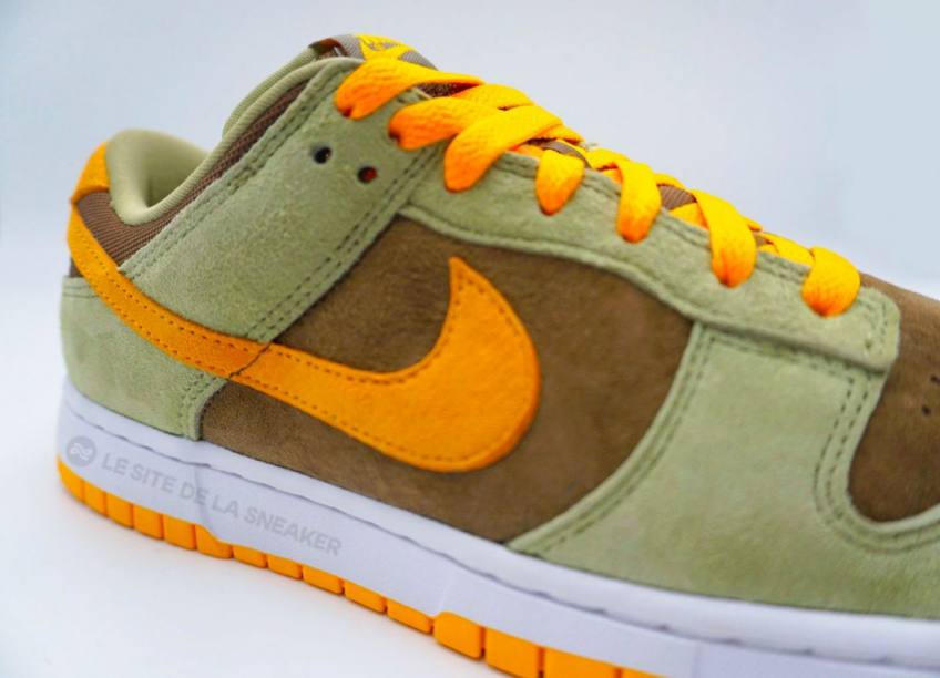 【国内 5/23 発売】ナイキ ダンク ロー “オリーブ/ゴールド” (NIKE DUNK LOW “Olive/Gold”) [DH5360-300]