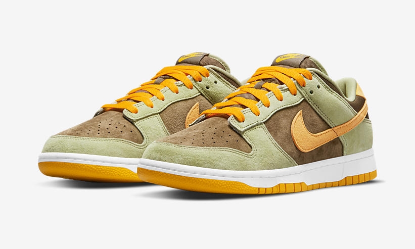 【国内 5/23 発売】ナイキ ダンク ロー “オリーブ/ゴールド” (NIKE DUNK LOW “Olive/Gold”) [DH5360-300]