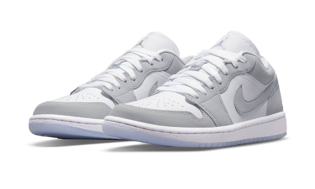 ナイキ ウィメンズ エア ジョーダン 1 ロー “グレー/ホワイト” (NIKE WMNS AIR JORDAN 1 LOW “Grey/White”)