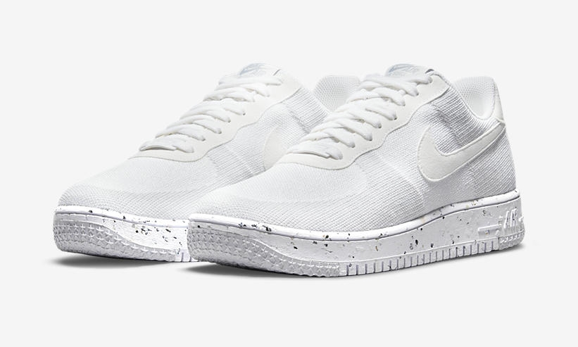 ナイキ エア フォース 1 ロー クレーター フライニット “ホワイト/セイル/ウルフグレー” (NIKE AIR FORCE 1 LOW CRATER FLYKNIT “White/Sail/Wolf Grey”) [DC4831-100,DH3375-100]