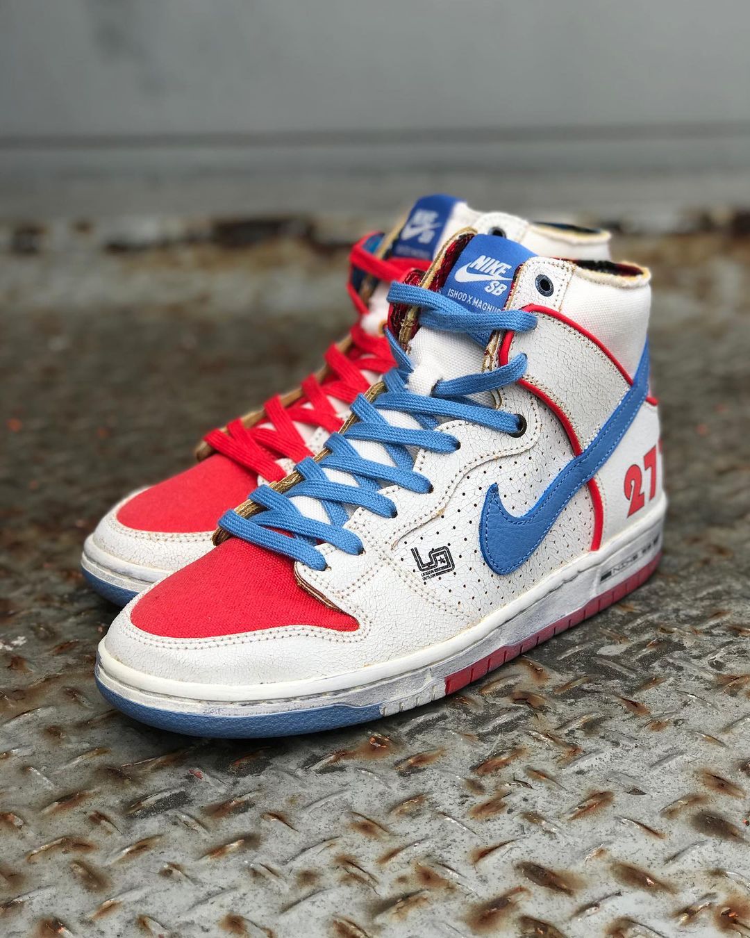 【国内 6/19、6/21 発売】Magnus Walker x NIKE DUNK HIGH “1971 Porsche 911 T 277” (マグナス・ウォーカー ナイキ ダンク ハイ) [DH7683-100]