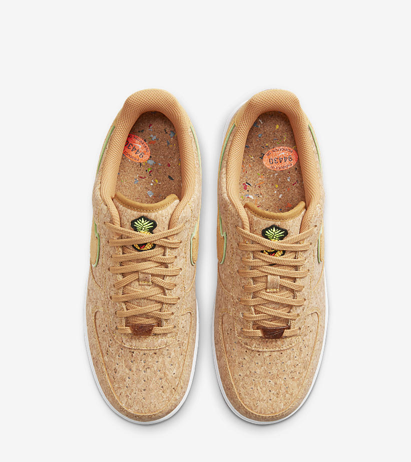 【国内 7/24 発売】ナイキ エア フォース 1 07 ロー プレミアム “パイナップルコルク” (NIKE AIR FORCE 1 07 LOW PREMIUM “Pineapple Cork”) [DJ2536-900]