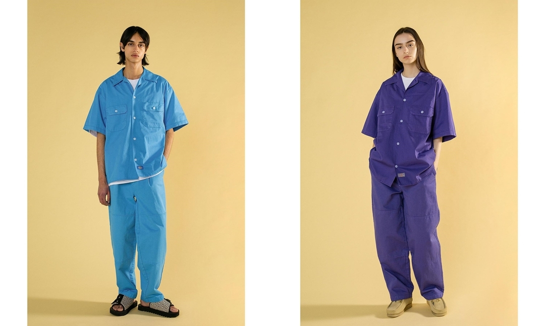 【5/14 18:00～先行】6月上旬発売！Dickies × monkey ワークシャツ/パンツ 21 S/S (ディッキーズ モンキータイム)