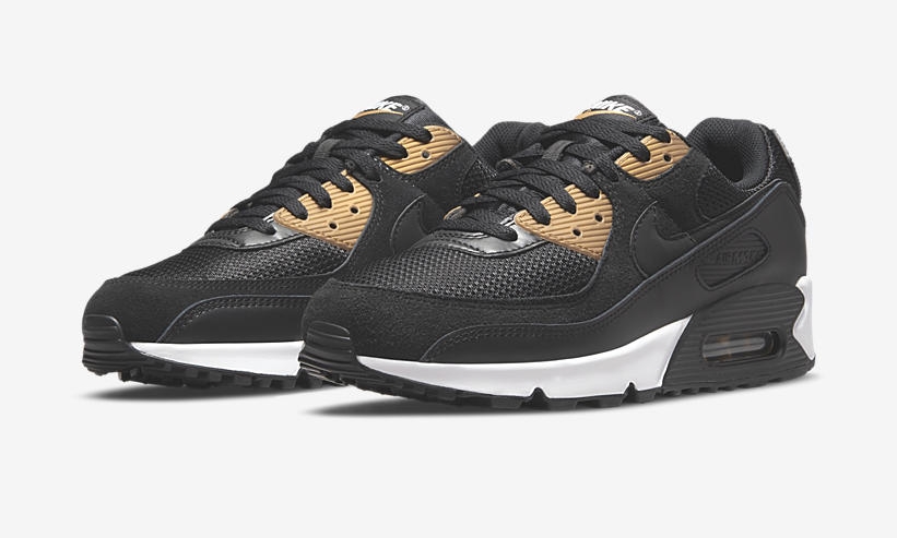 ナイキ エア マックス 90 “ブラック/ゴールド” (NIKE AIR MAX 90 “Black/Gold”) [DM7557-001]