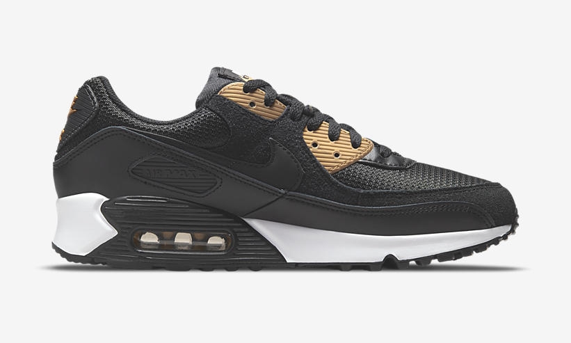 ナイキ エア マックス 90 “ブラック/ゴールド” (NIKE AIR MAX 90 “Black/Gold”) [DM7557-001]