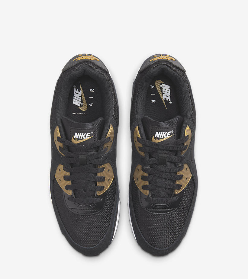 ナイキ エア マックス 90 “ブラック/ゴールド” (NIKE AIR MAX 90 “Black/Gold”) [DM7557-001]