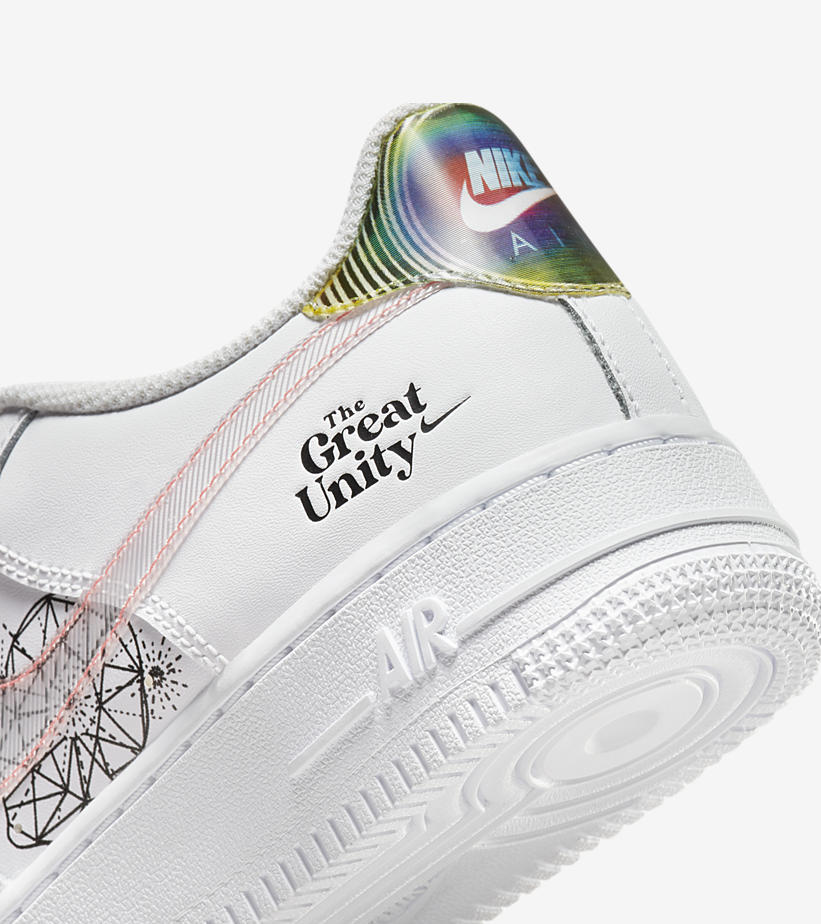 2021年 発売予定！ナイキ エア フォース 1 ロー “ザ・グレート・ユニティ” (NIKE AIR FORCE 1 LOW “The Great Unity”) [DM5447-110/DM5457-110]