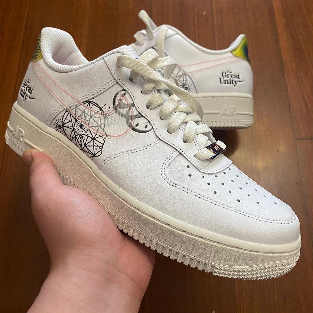 NIKE ナイキ AIR FORCE 1 LOW The Great Unity エアフォース1 ザ グレート ユニティー ローカットスニーカー US9.5 ホワイト DM5447-111