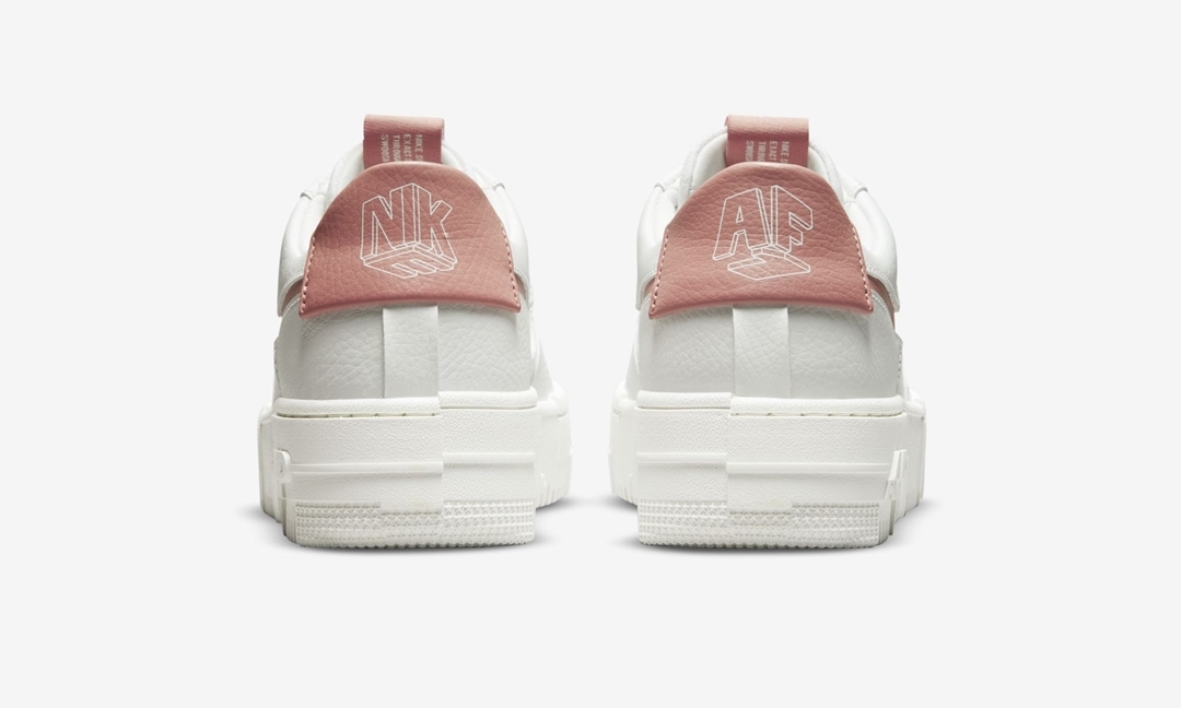 【国内 5/21 発売】ナイキ ウィメンズ エア フォース 1 ピクセル “サミットホワイト/ラストピンク” (NIKE WMNS AIR FORCE 1 PIXEL “Summit White/Rust Pink”) [CK6649-103]