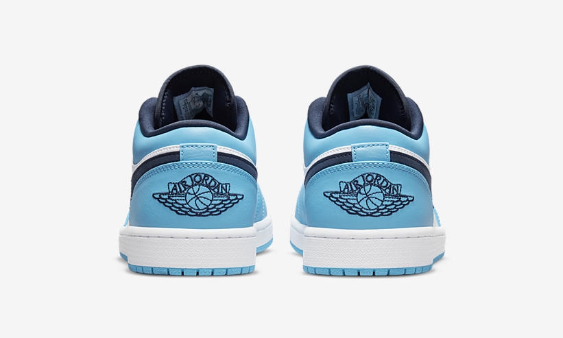 【国内 7/3 発売】ナイキ エア ジョーダン 1 ロー “UNC/ホワイト/ユニバーシティブルー/ブラック” (NIKE AIR JORDAN 1 LOW “UNC/White/University Blue/Black”) [553558-144]