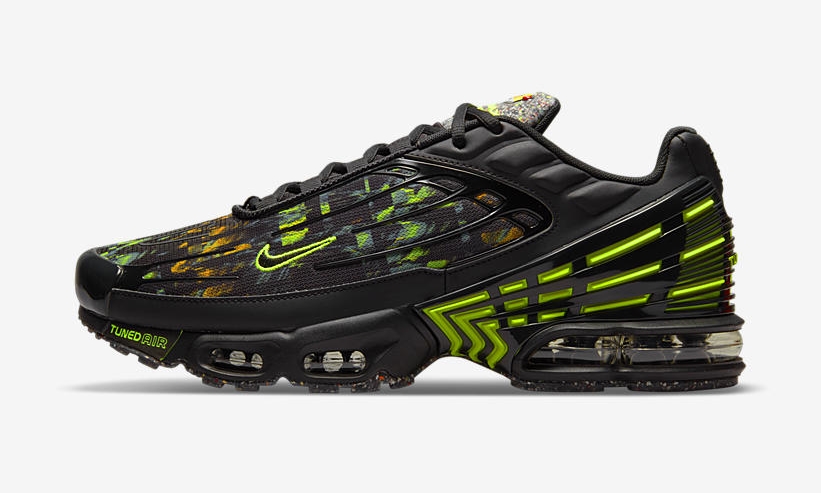 ナイキ エア マックス プラス 3 “ブラック/グリーン/オレンジ” (NIKE AIR MAX PLUS III “Black/Green/Orange”) [DM9097-001]