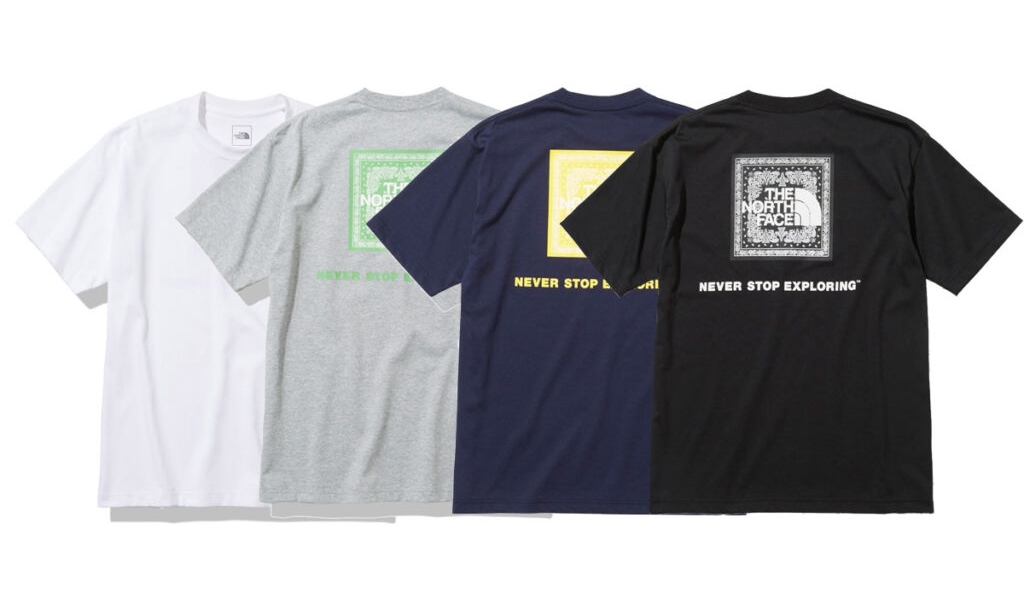 5/19 発売！THE NORTH FACE 2021 S/S BANDANA SQUARE LOGO TEE (ザ・ノース・フェイス 2021年 春夏 バンダナスクエアロゴ TEE) [NT32108]