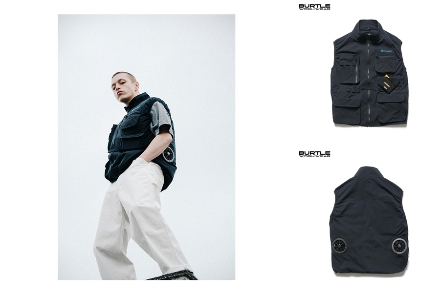 作業服の「BURTLE」× uniform experiment × FRAGMENTの空調服 Ver.3が5 ...