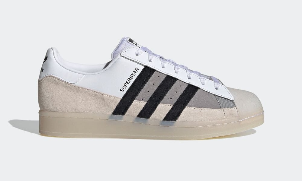 5/20 発売！スケートスタイルのアディダス オリジナルス スーパースター “ホワイト/ブラック/ライトチャコール” (adidas Originals SUPERSTAR “White/Black/Light Charcoal”) [FX5565]