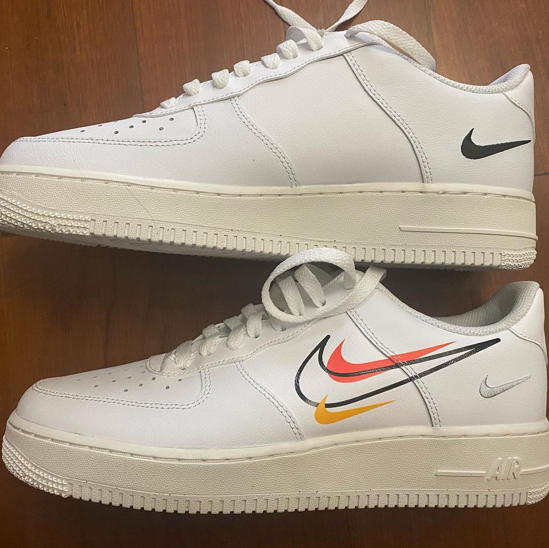 2021年 発売予定！ナイキ エア フォース 1 07 ロー “ホワイト/ブラック/オレンジ/イエロー” (NIKE AIR FORCE 1 07 LOW “White/Black/Orange/Yellow”)