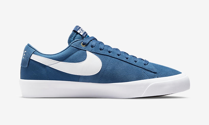 ナイキ SB ズーム ブレーザー ロー プロ GT “ネイビー/ホワイト” (NIKE SB ZOOM BLAZER LOW PRO GT “Navy/White”) [DC7695-401]