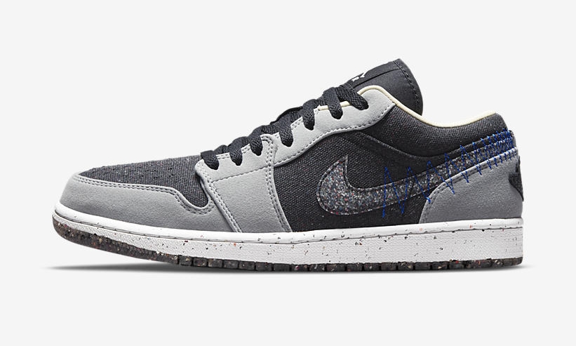 【国内 7/14 発売】ナイキ エア ジョーダン 1 ロー クレーター “ブラック/グレー” (NIKE AIR JORDAN 1 LOW CRATER “Black/Grey”) [DM4657-001]