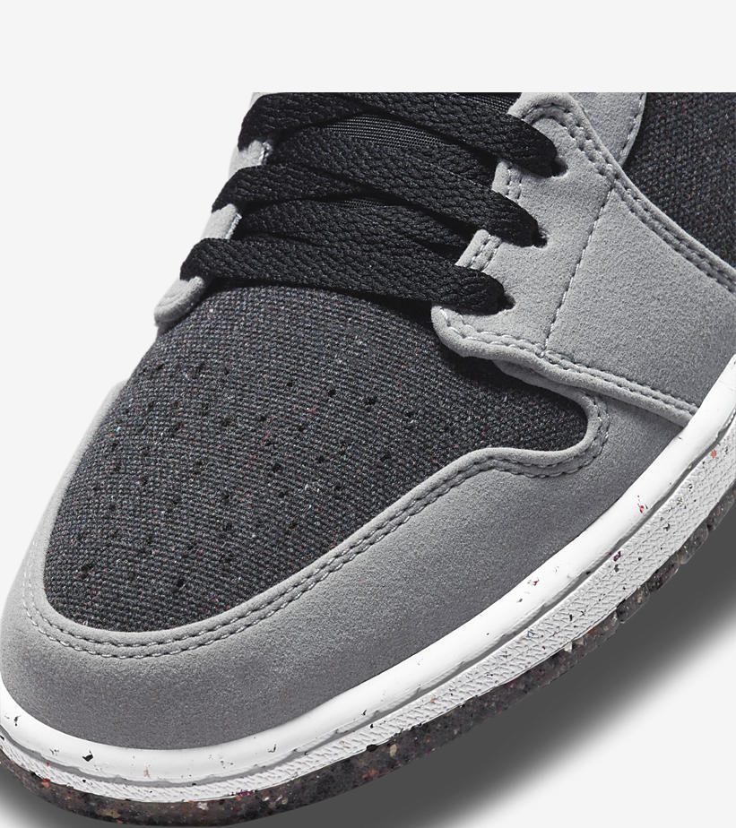 【国内 7/14 発売】ナイキ エア ジョーダン 1 ロー クレーター “ブラック/グレー” (NIKE AIR JORDAN 1 LOW CRATER “Black/Grey”) [DM4657-001]