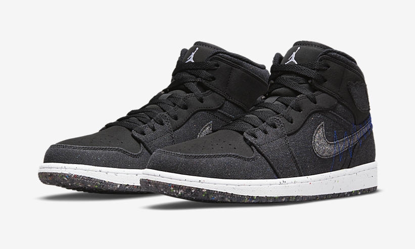 【国内 7/14 発売】ナイキ エア ジョーダン 1 ミッド クレーター “ブラック/グレー” (NIKE AIR JORDAN 1 MID CRATER “Black/Grey”) [DM3529-001]