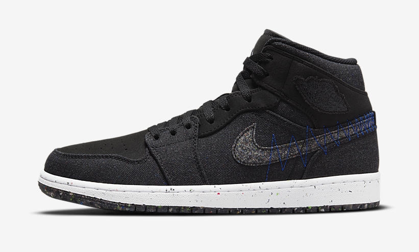 【国内 7/14 発売】ナイキ エア ジョーダン 1 ミッド クレーター “ブラック/グレー” (NIKE AIR JORDAN 1 MID CRATER “Black/Grey”) [DM3529-001]