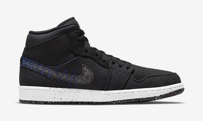 【国内 7/14 発売】ナイキ エア ジョーダン 1 ミッド クレーター “ブラック/グレー” (NIKE AIR JORDAN 1 MID CRATER “Black/Grey”) [DM3529-001]