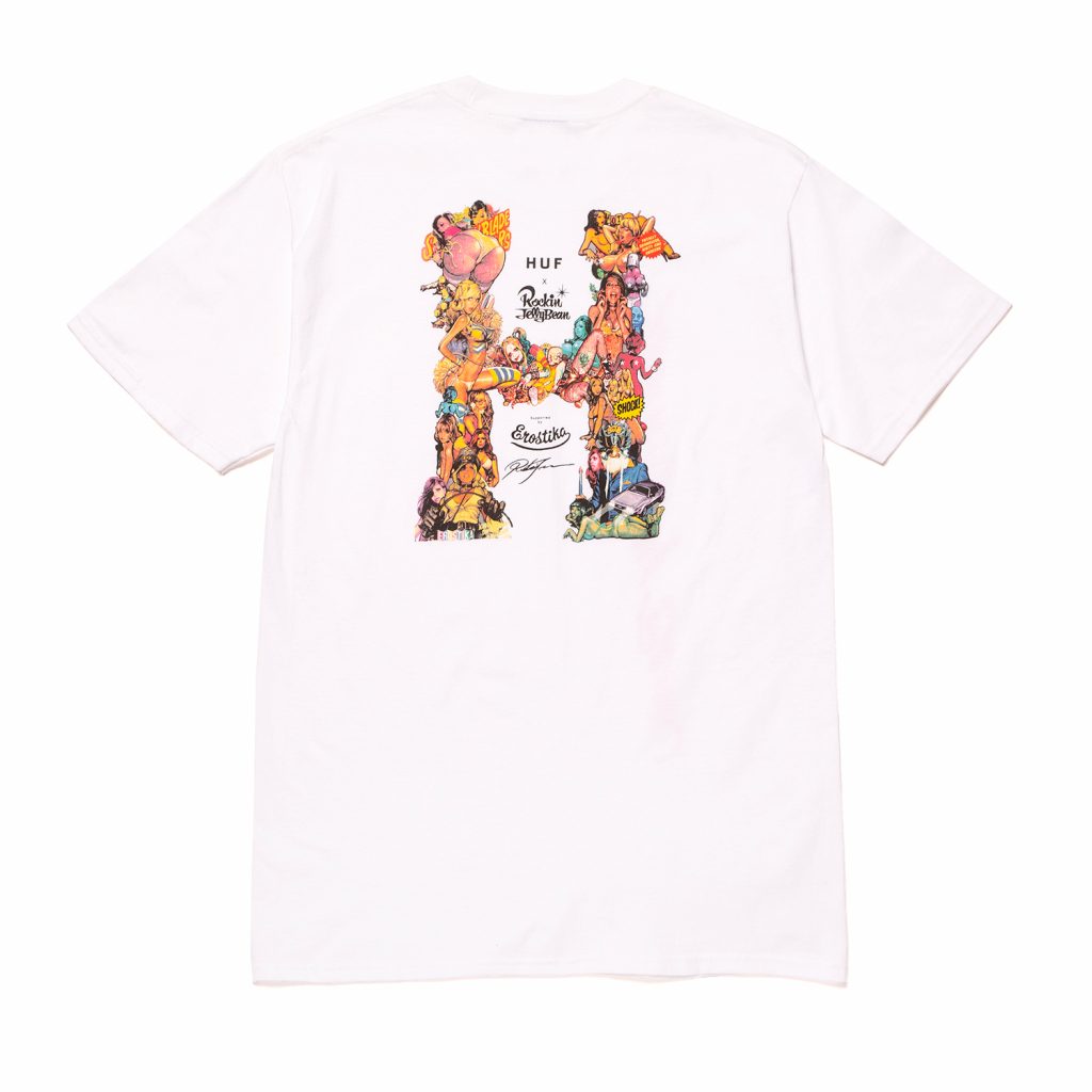 HUF × ROCKIN’ JELLY BEAN コラボが5/22 発売 (ハフ ロッキン・ジェリー・ビーン)