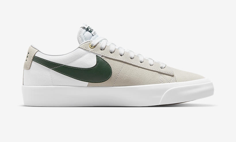 ナイキ SB ズーム ブレーザー ロー プロ GT “セイル/ホワイト/ウリーン” (NIKE SB ZOOM BLAZER LOW PRO GT “Sail/White/Green”) [DC7695-102]