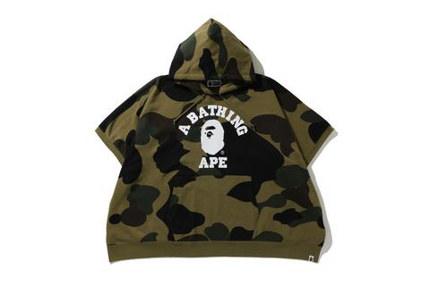 A BATHING APEから1ST CAMOやブラック、グレーといった豊富なカラーバリエーションで仕上げたポンチョフーディが5/22 発売 (ア ベイシング エイプ)