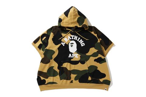 A BATHING APEから1ST CAMOやブラック、グレーといった豊富なカラーバリエーションで仕上げたポンチョフーディが5/22 発売 (ア ベイシング エイプ)