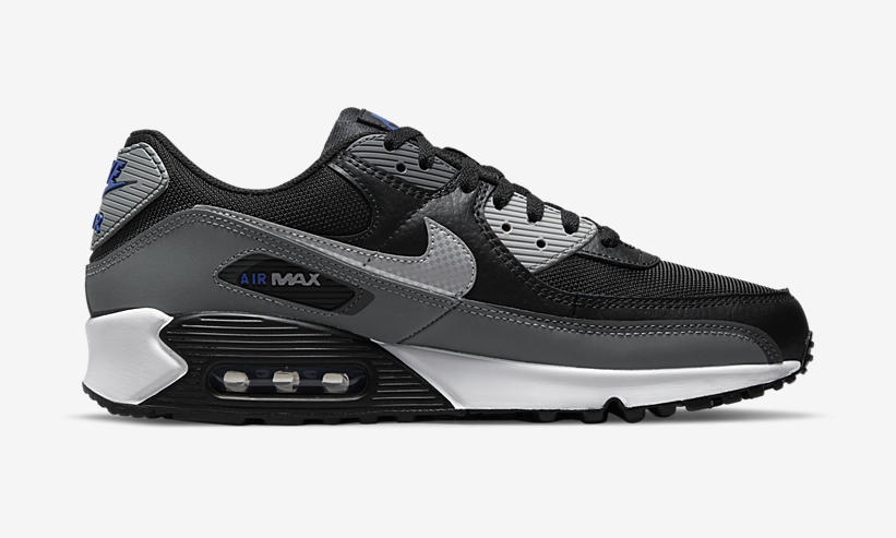 ナイキ エア マックス 90 “ブラック/グレー/ブルー” (NIKE AIR MAX 90 “Black/Grey/Blue”) [DM9102-002]