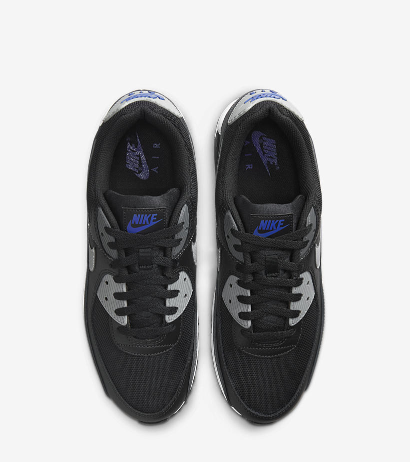 ナイキ エア マックス 90 “ブラック/グレー/ブルー” (NIKE AIR MAX 90 “Black/Grey/Blue”) [DM9102-002]